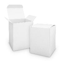 10x itenga Faltschachtel eckig aus Karton 9x812cm wei� G...