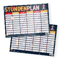 itenga Stundenplan Weltraum DIN A4  einseitig abwischbar