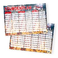 itenga Stundenplan Feuerwehr DIN A4  einseitig abwischbar