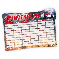 itenga Stundenplan magnetisch Motiv Feuerwehr 31 x 22,5cm
