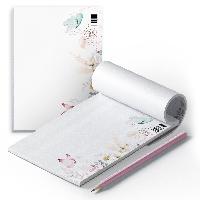 itenga Notizblock Schmetterling DIN A6 quer 50 Blatt