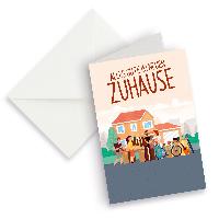 itenga XXL Klappkarte DIN A4 Alles Gute im neuen Zuhause...