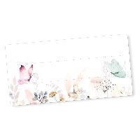 itenga 40x Buchetiketten Schmetterlinge 9x4,5cm Namenset...