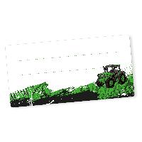 itenga 40x Buchetiketten Traktor 9x4,5cm Namensetiketten...