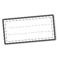 itenga 40x Buchetiketten neutral grau  9x4,5cm Namenseti...