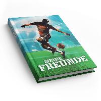 itenga Freundebuch Fu�ball DIN A5, 88 Seiten 150g Naturp...