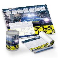 itenga Schreibtisch-Set Polizei 3-teilig Schreibtischunt...