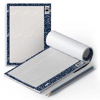 itenga Notizblock Geometrie DIN A6 quer 50 Blatt
