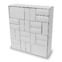 itenga Adventskalender zum F�llen Quader Mix (wei�)