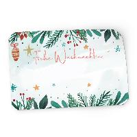 itenga 50x Sticker Geschenkaufkleber Frohe Weihnachten Z...