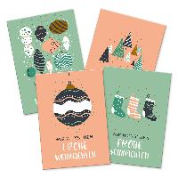 itenga 12 x Postkarte Gru�karte Frohe Weihnachten Weihna...