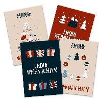 itenga 12 x Postkarte Gru�karte Frohe Weihnachten Weihna...