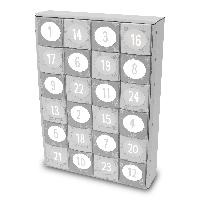itenga SET Adventskalender zum F�llen W�rfel 6,5cm + Sti...