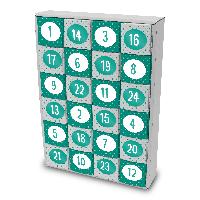 itenga SET Adventskalender zum F�llen W�rfel 6,5cm + Sti...