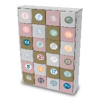 itenga SET Adventskalender zum F�llen W�rfel 6,5cm + Sti...