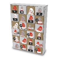 itenga SET Adventskalender zum F�llen W�rfel 6,5cm + Sti...