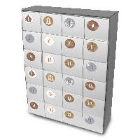 itenga SET Adventskalender zum F�llen Quader XL  + Stick...
