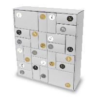 itenga SET Adventskalender zum F�llen Quader Mix (wei�) ...