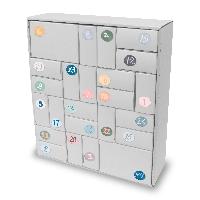 itenga SET Adventskalender zum F�llen Quader Mix (wei�) ...