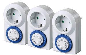 Set - brennenstuhl 3er Tageszeitschaltuhr MMZ 20, IP20, ...