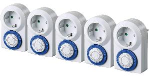 Set - brennenstuhl 5er Tageszeitschaltuhr MMZ 20, IP20, ...