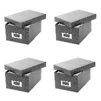 SET - Fotobox Bella Vista 4er anthrazit grau je 700 Foto...