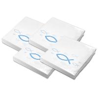 itenga Servietten Fisch Hellblau 30 x 30 cm 3-lagig 80 S...