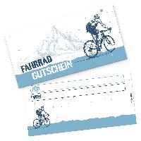 itenga Geschenkgutschein Fahrrad Motiv gezeichnet - Guts...