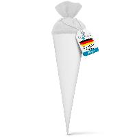 itenga Bastelschult�te 70cm rund mit Filzverschluss WEISS
