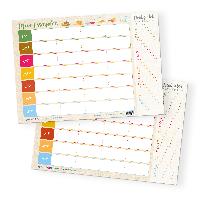 itenga Essensplan DIN A4 abwischbar Foodplanner Mealplanner
