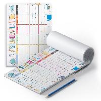 itenga Stundenplan Block 25 Blatt Motiv Doodles DIN A4