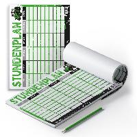 itenga Stundenplan Block 25 Blatt Motiv TRAKTOR DIN A4