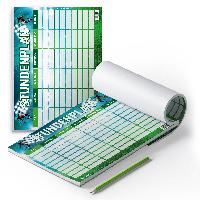 itenga Stundenplan Block 25 Blatt Motiv Fu�ball DIN A4