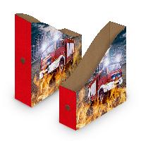 itenga Wellpappe Motiv Stehsammler Feuerwehr f�r DIN A4