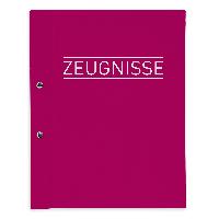 itenga Zeugnismappe A4 mit Schraubverschluss magenta pink