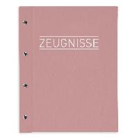 itenga Zeugnismappe A4 mit Schraubverschluss pastell rosa