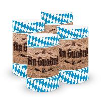 itenga 6x Windlicht klein Bayrisch An Guadn 10,0 cm