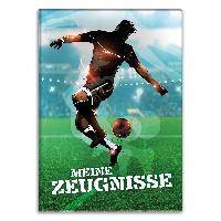 itenga Zeugnismappe Motiv Fussballer DIN A4 wattierter E...