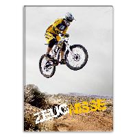 itenga Zeugnismappe Motiv Downhill DIN A4 wattierter Ein...