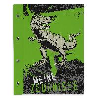 itenga Zeugnismappe A4 mit Schraubverschluss Motiv T-REX