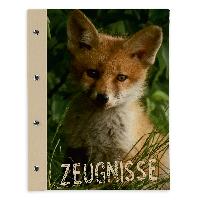 itenga Zeugnismappe A4 mit Schraubverschluss Motiv Fuchs