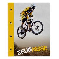 itenga Zeugnismappe A4 mit Schraubverschluss Motiv Downhill