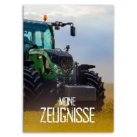 itenga Zeugnismappe A4 Kunststoff Sichtbuch Motiv Trakto...