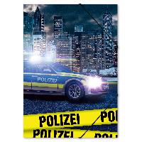 ITENGA Gummizugmappe Zeichenmappe A3 Karton Motiv Polizei