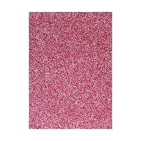 Glitzer Moosgummi Platte - DIN A4 - ROSA - 1 Bogen 406840