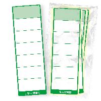itenga 10x Ordnerschild GR�N breit Aufkleber aus Haftpap...