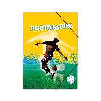 itenga Postmappe Gummizugmappe  A4 Motiv Fussball