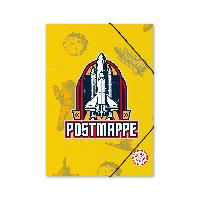 ITENGA Postmappe Gummizugmappe  A4 Motiv Weltraum