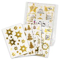 itenga Weihnachtssticker Freiform 4 B�gen  - Motiv 2