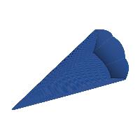 3D Color Schult�ten Bastelwellpappe 68CM BLAU - Schult�t...